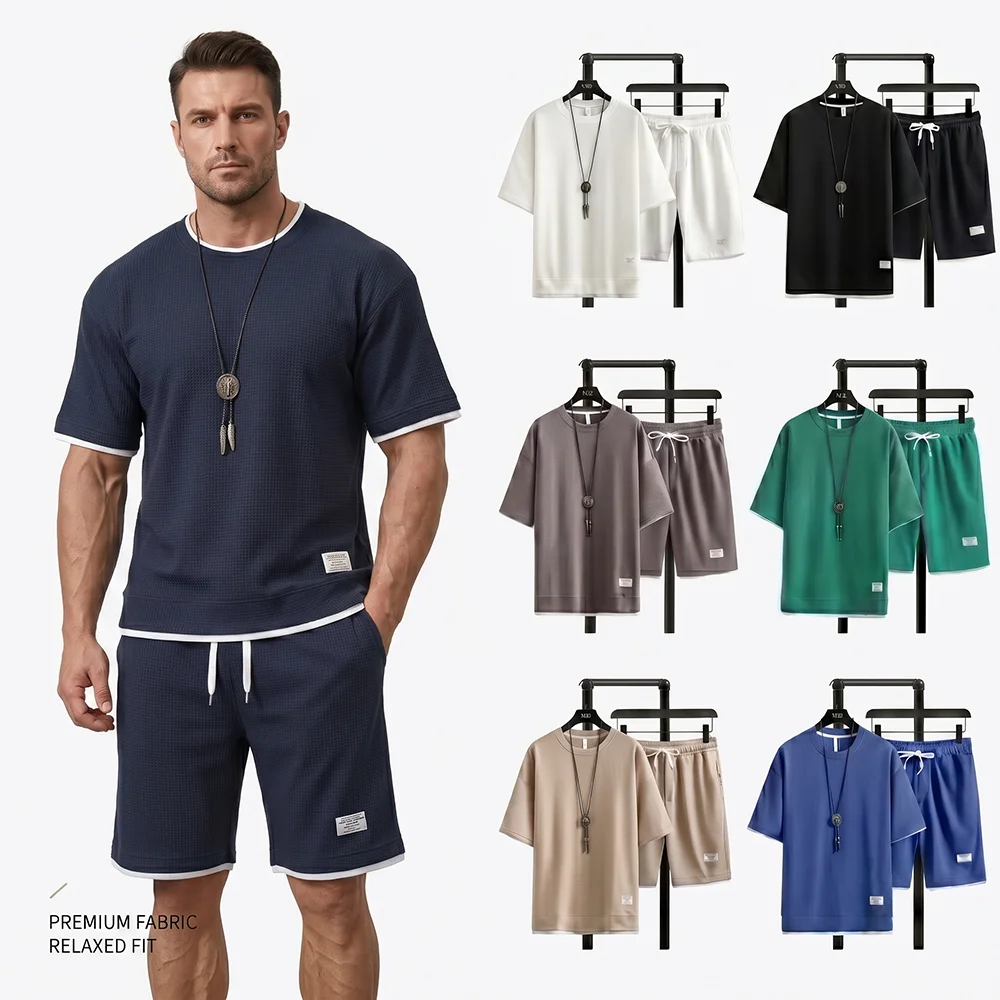 Streetwear Brand Shorts - Ensemble de survêtement décontracté pour homme