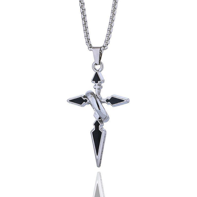 Streetwear Brand Jewelry - Collier pendentif croix de marque tendance