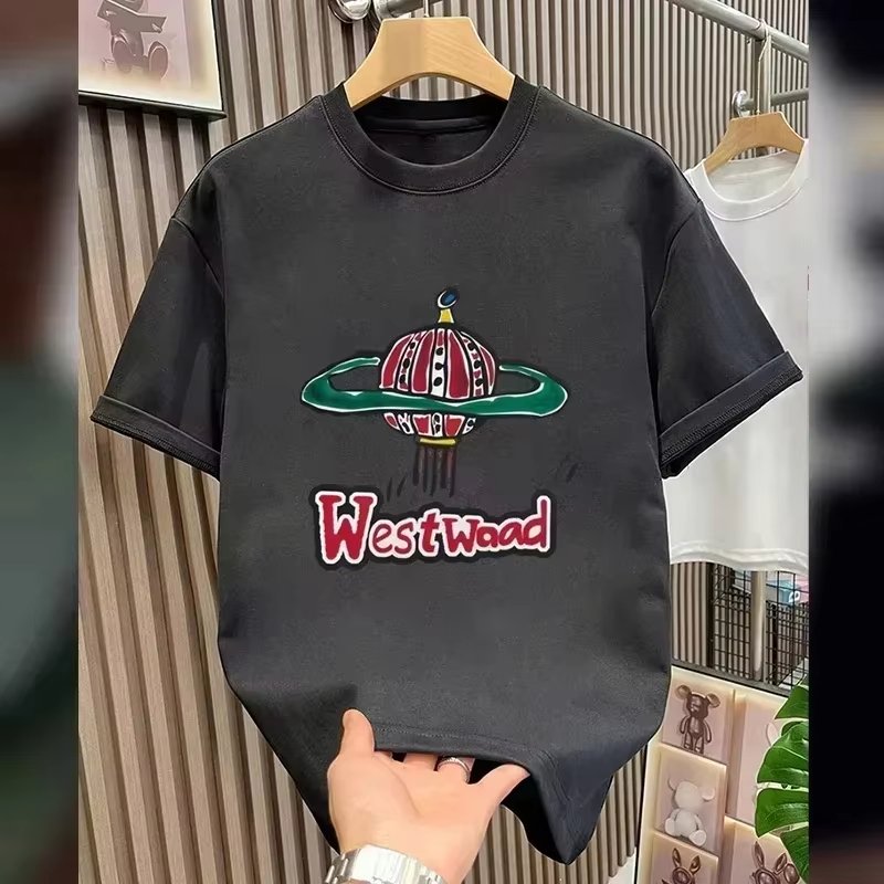 Streetwear Brand Trends - T-shirt classique à logo tendance décontracté