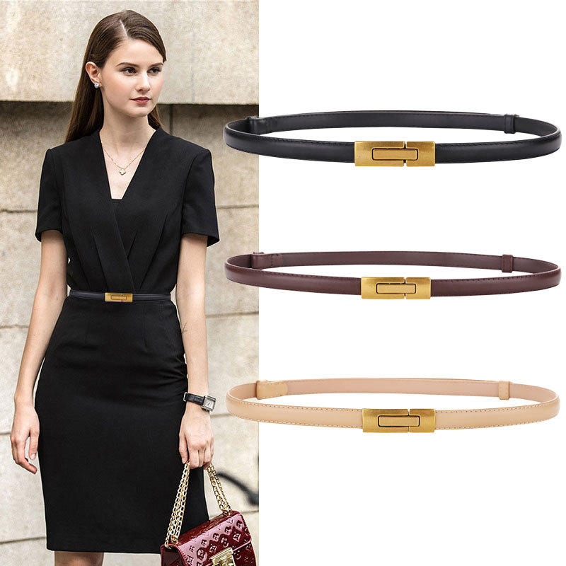 Ceinture fine en cuir véritabl - Off White Belt avis et prix