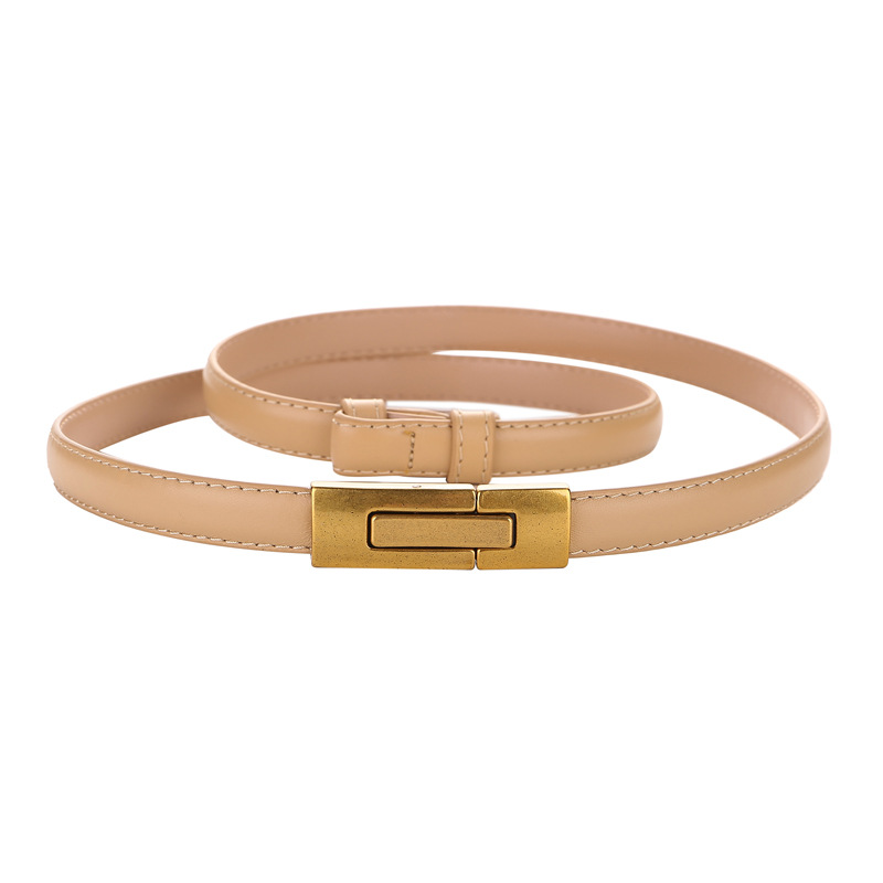 Ceinture fine en cuir véritabl - Off White Belt avis et prix