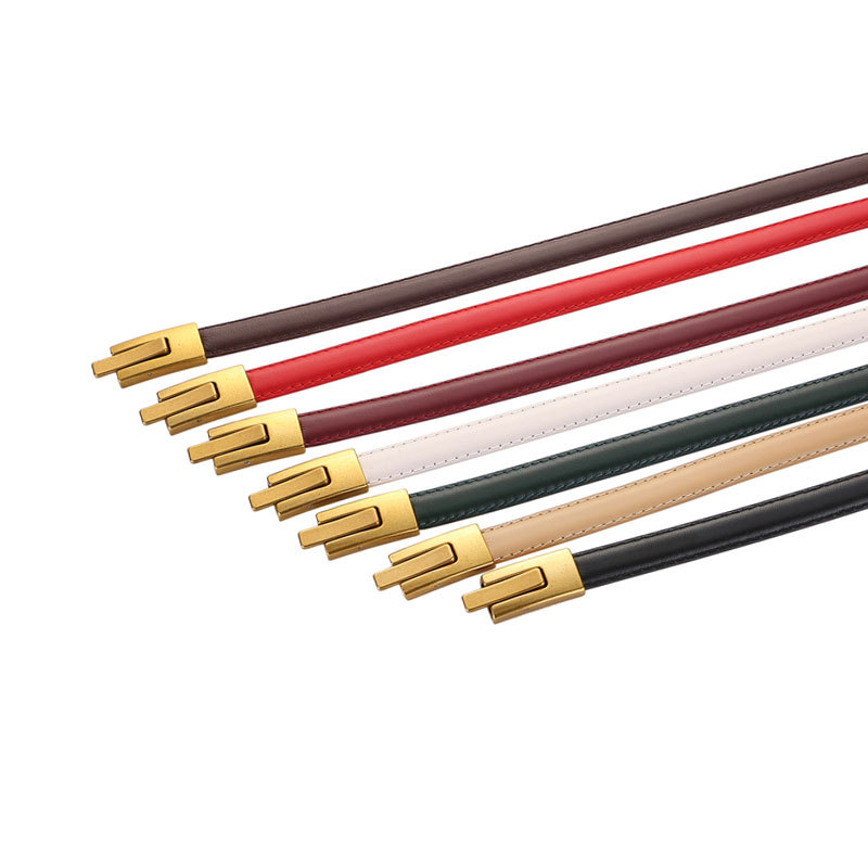 Ceinture fine en cuir véritabl - Off White Belt avis et prix