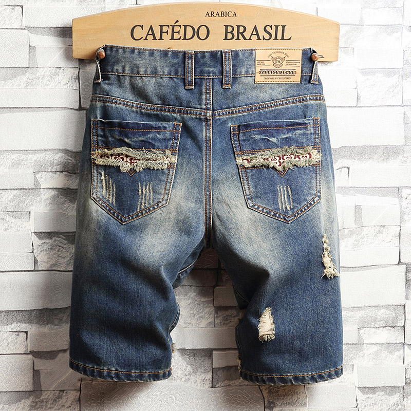Shorts en jean déchirés pour h - Streetwear Brand Shorts avis et prix