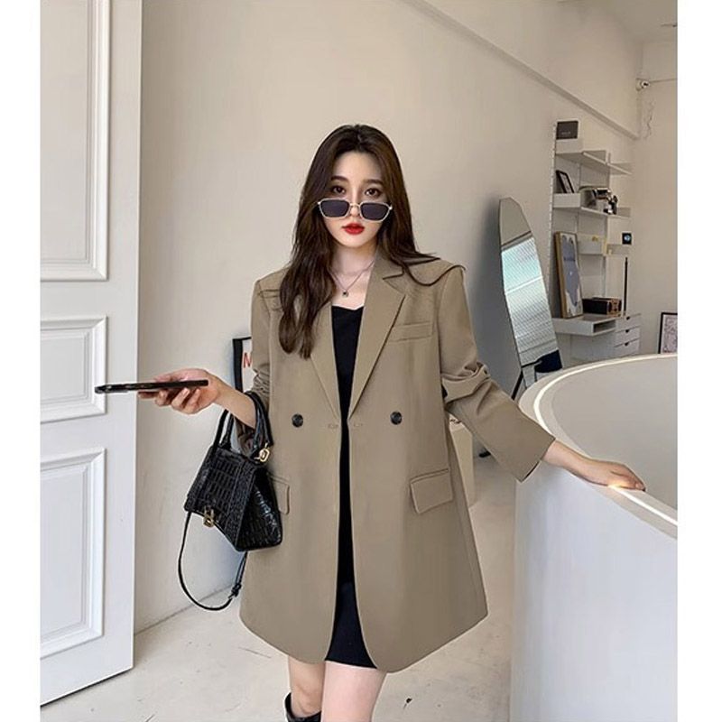 Blazer noir à manches longues  - Streetwear Brand Jacket avis et prix