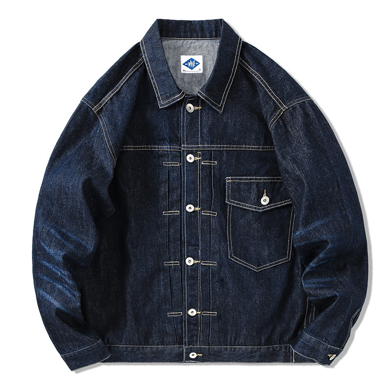 Tide Brand-Veste en jean bleu  - Streetwear Brand Jacket avis et prix