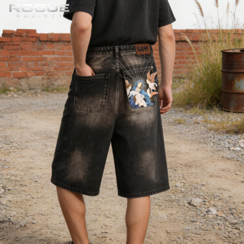 Shorts en jean déchirés Y2K vi - Streetwear Brand Shorts avis et prix