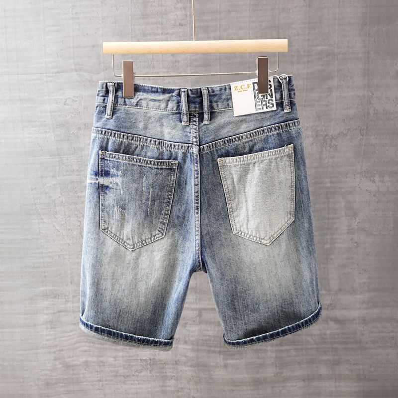 Jean court homme pantalon avec - Streetwear Brand Shorts avis et prix