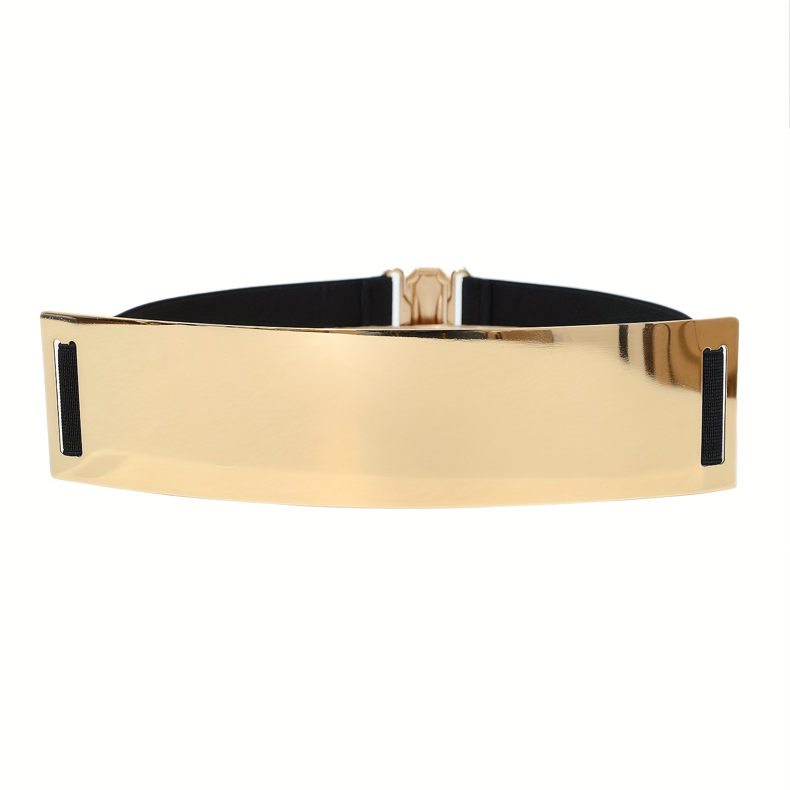 Ceinture large brillante métal - Off White Belt avis et prix