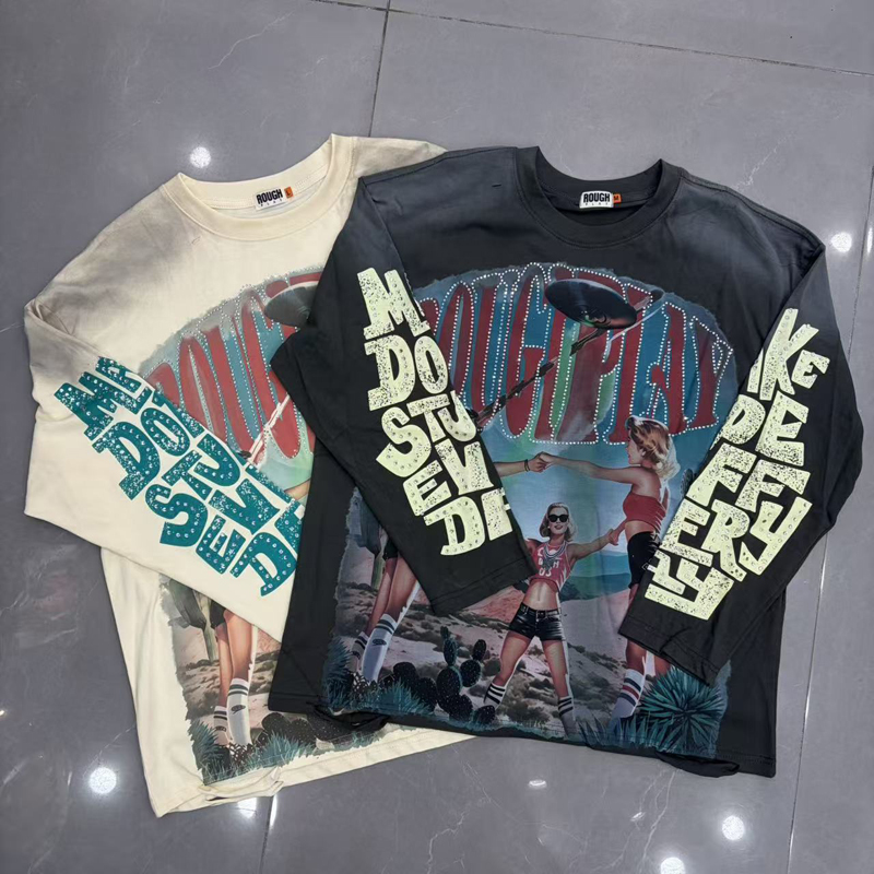 T-shirt imprimé à paillettes d - Streetwear Brand Trends avis et prix