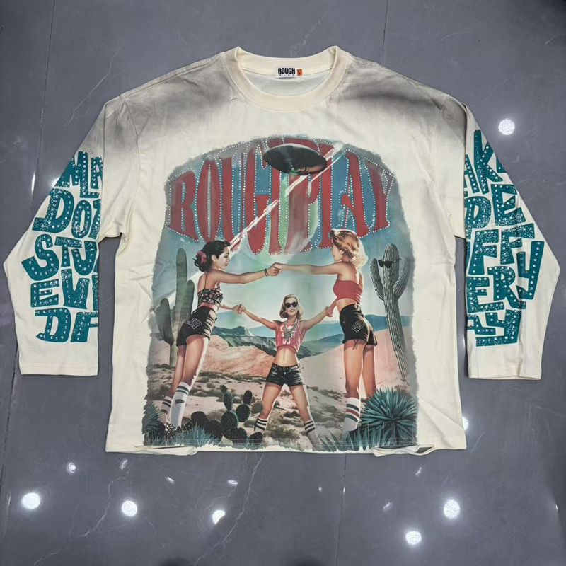 T-shirt imprimé à paillettes d - Streetwear Brand Trends avis et prix