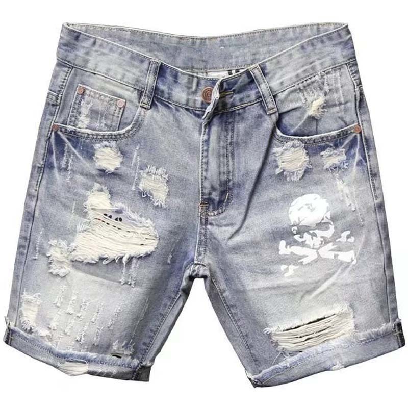 Été hommes usé perle trou mend - Streetwear Brand Shorts avis et prix