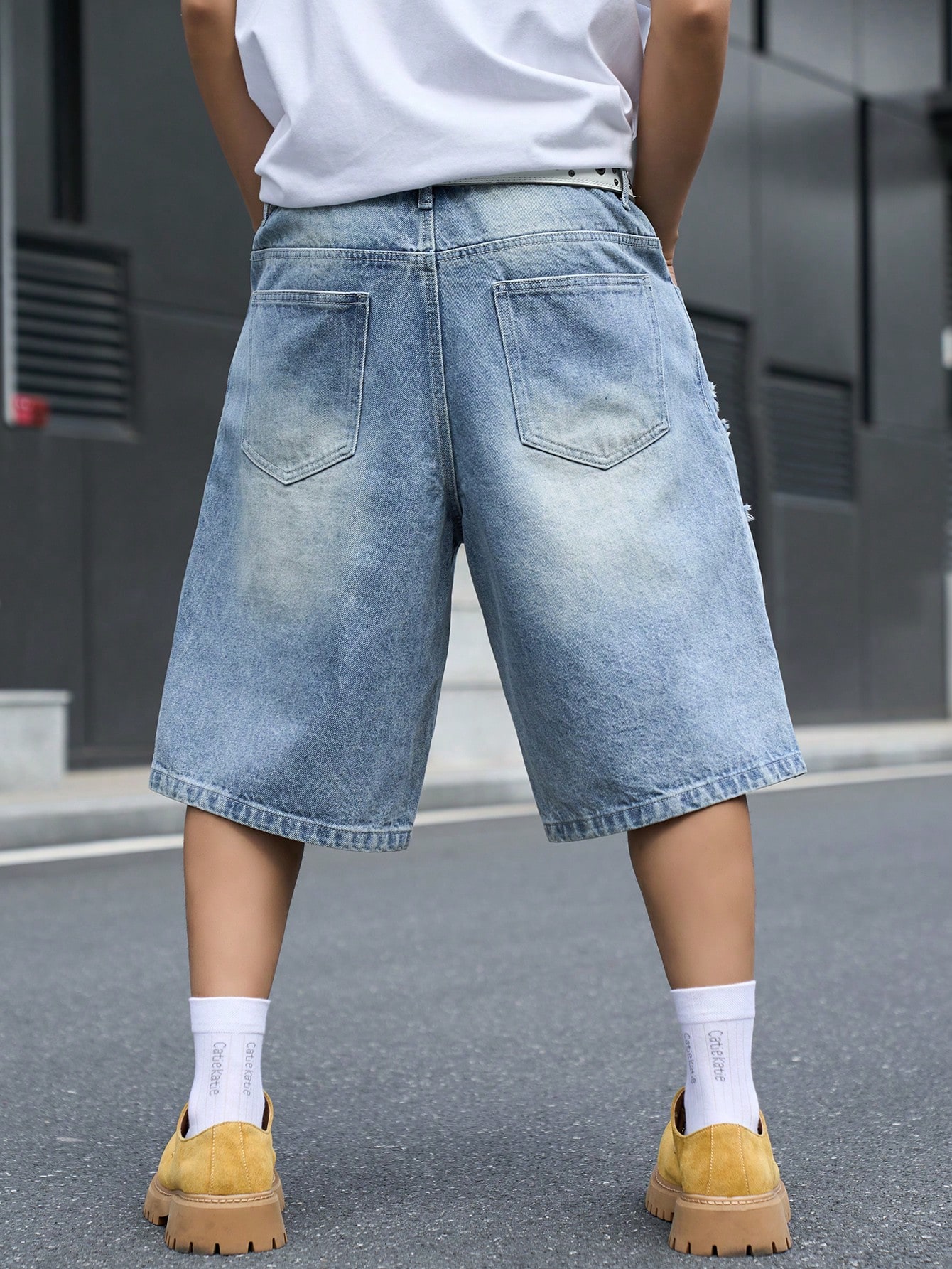 Shorts en jean ample pour homm - Streetwear Brand Shorts avis et prix